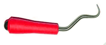 Крюк для вязки оцинкованная сталь, пластиковая рукоятка, 220х30мм